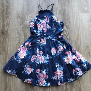 Bailey Blue Floral Print Dress